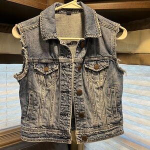 American Eagle Outfitters Jean Vest